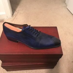 Men’s Dress Shoes by Mezlan Navy Blue
